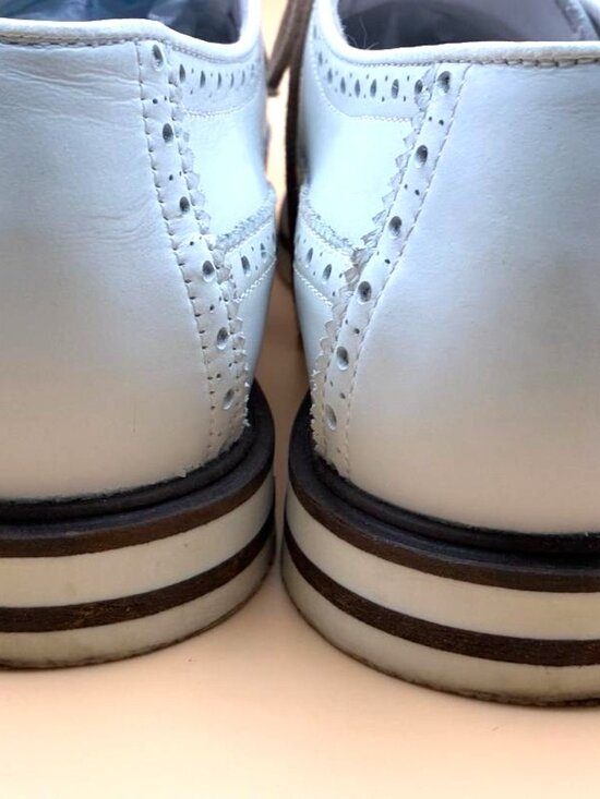 *HAND MADE* Giovanni Marquez by Valuni Italian Leather Oxford Shoes Sz 44/10.5 main image 6